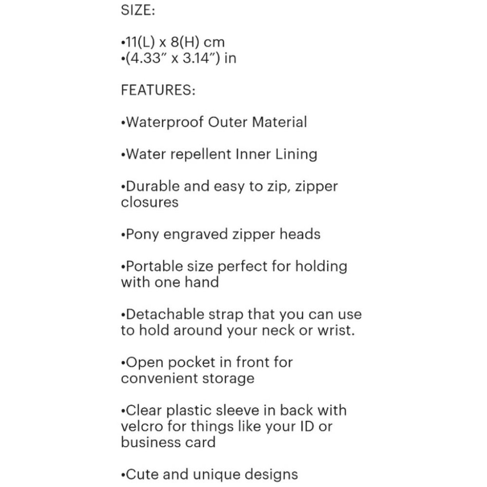 Waterproof Taiwan Coin Purse & Card Pouch Holder - Picture 5 of 14